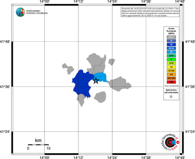 Mappa EMS - territori comuni