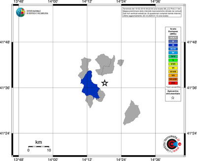 Mappa EMS - territori comuni
