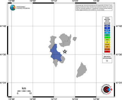 Mappa MCS - territori comuni
