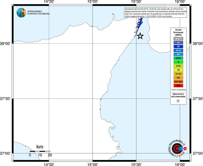 Mappa EMS - territori località