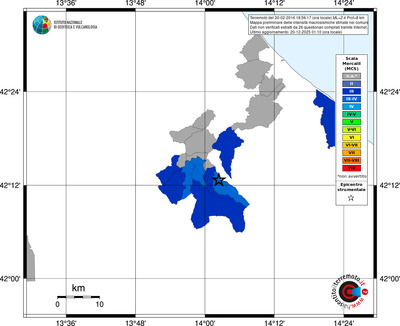 Mappa MCS - territori comuni