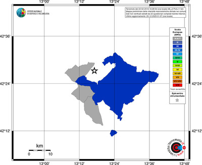 Mappa EMS - territori comuni
