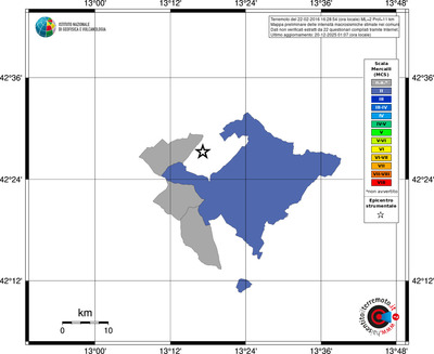Mappa MCS - territori comuni