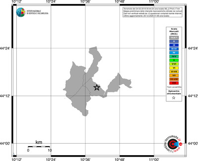 Mappa MCS - territori comuni