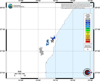 Mappa EMS - territori località