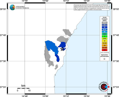 Mappa EMS - territori comuni