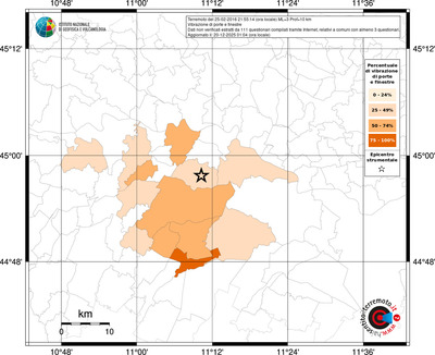 Mappa territorio comunale con almeno 3 questionari