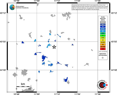 Mappa MCS - territori località