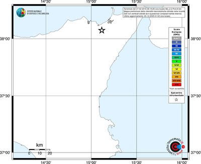Mappa EMS - territori località