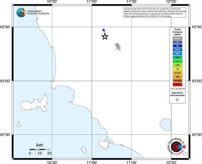 Mappa EMS - territori località