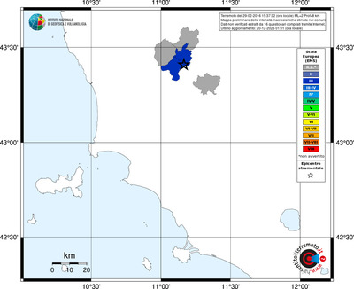 Mappa EMS - territori comuni
