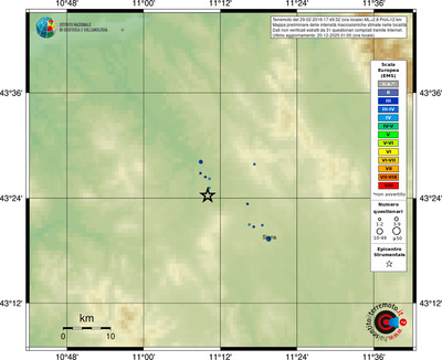 Mappa EMS - località