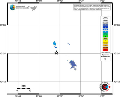 Mappa MCS - territori località