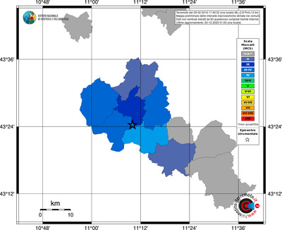 Mappa MCS - territori comuni