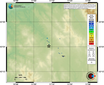 Mappa MCS - località