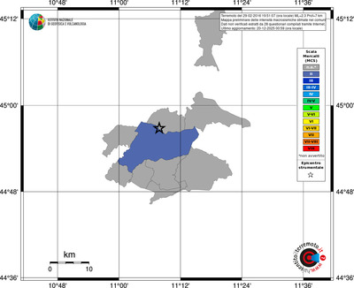 Mappa MCS - territori comuni