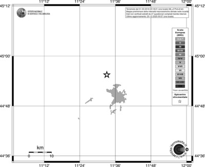 Mappa EMS - territori località