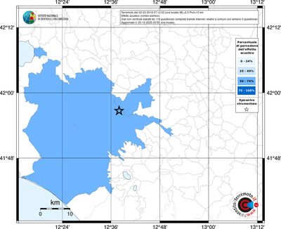 Mappa territorio comunale con almeno 3 questionari