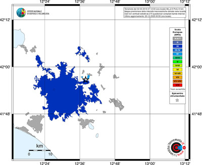 Mappa EMS - territori località