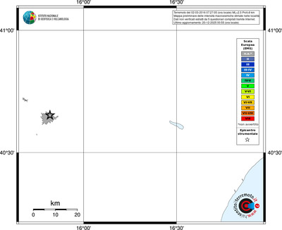 Mappa EMS - territori località