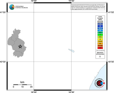 Mappa EMS - territori comuni