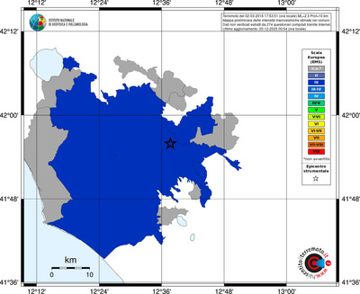 Mappa EMS - territori comuni