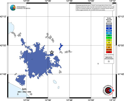 Mappa MCS - territori località
