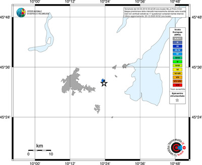 Mappa EMS - territori località