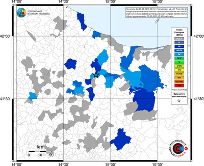 Mappa EMS - territori comunali