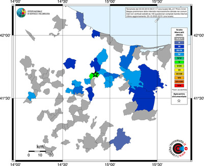 Mappa MCS - territori comuni