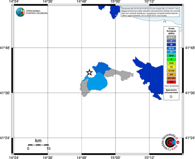 Mappa EMS - territori comuni