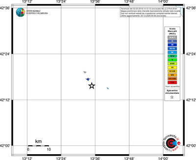 Mappa MCS - territori località