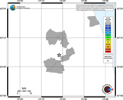 Mappa MCS - territori comuni