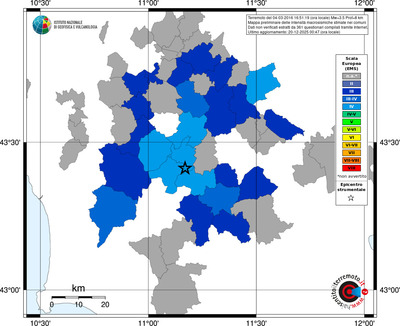 Mappa EMS - territori comuni