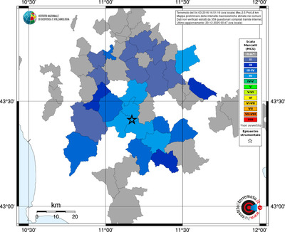 Mappa MCS - territori comuni