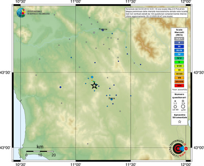 Mappa MCS - località