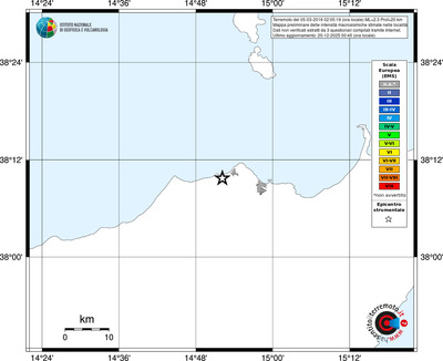 Mappa EMS - territori località