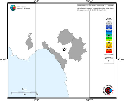 Mappa EMS - territori comuni