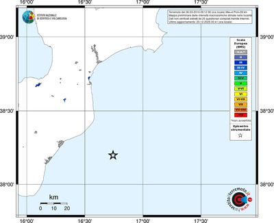 Mappa EMS - territori località