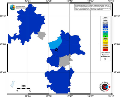 Mappa EMS - territori comuni