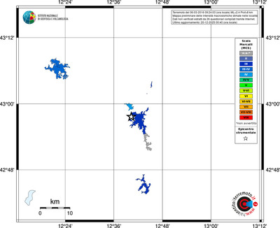 Mappa MCS - territori località