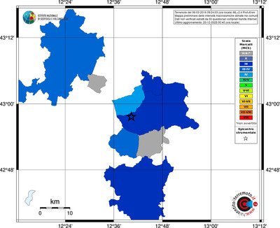 Mappa MCS - territori comuni
