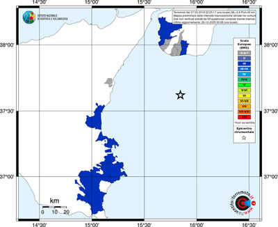 Mappa EMS - territori comuni