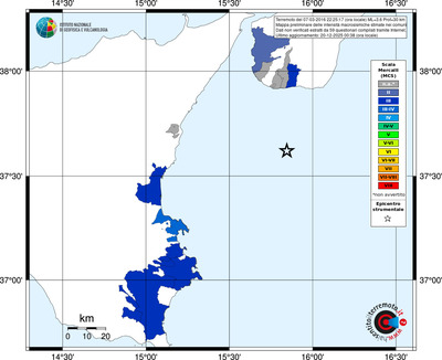 Mappa MCS - territori comuni