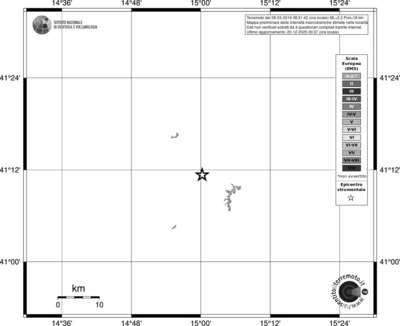 Mappa EMS - territori località