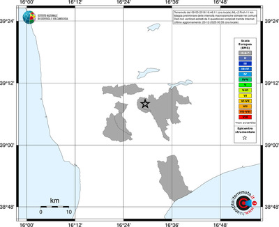 Mappa EMS - territori comuni