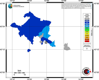 Mappa EMS - territori comuni