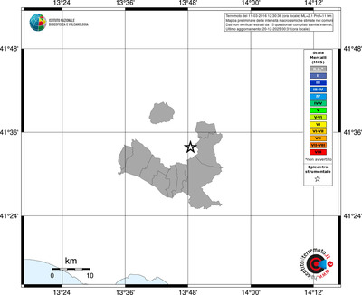 Mappa MCS - territori comuni