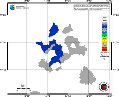 Mappa EMS - territori comuni