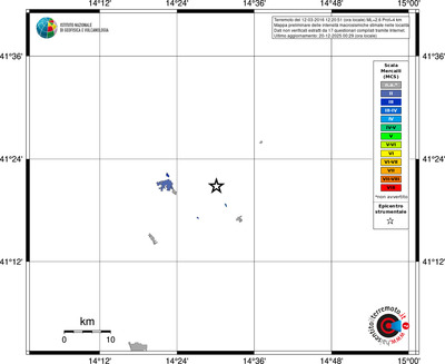 Mappa MCS - territori località
